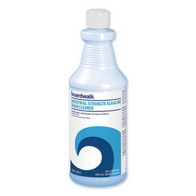Boardwalk BWK4823EA Industrial Strength Alkaline Drain Cleaner, 32 oz Bottle