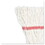 Boardwalk BWK503WHCT Super Loop Wet Mop Head, Cotton/Synthetic Fiber, 5" Headband, Large Size, White, 12/Carton, Price/CT