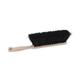 Boardwalk BWK5208 Counter Brush, Black Tampico Bristles, 4.5" Brush, 3.5" Tan Plastic Handle