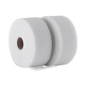 Boardwalk BWK582505 TrapEze Disposable Dusting Sheets, 5" x 125 ft, White, 250 Sheets/Roll, 2 Rolls/Carton