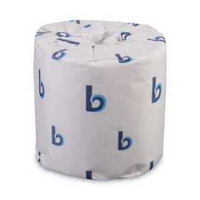 Boardwalk BWK6144 Two-Ply Toilet Tissue, White, 4 X 3 Sheet, 400 Sheets/roll, 96 Rolls/carton