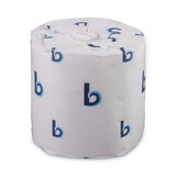 Boardwalk BWK6145 2-Ply Toilet Tissue, Standard, Septic Safe, White, 4 x 3, 500 Sheets/Roll, 96 Rolls/Carton