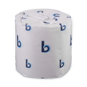 Boardwalk BWK6145 Bathroom Tissue, Standard, 2-Ply, White, 4 X 3 Sheet, 500 Sheets/roll, 96/carton
