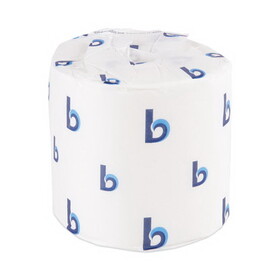 Boardwalk BWK6170B 1-Ply Toilet Tissue, Septic Safe, White, 1,000 Sheets, 96 Rolls/Carton
