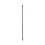 UNISAN BWK636 Fiberglass Broom Handle, Nylon Plastic Threaded End, 1" Dia. X 60" Long, Black, Price/EA