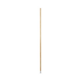 Boardwalk BWK833 Lie-Flat Screw-In Mop Handle, Lacquered Wood, 1 1/8 dia x 54, Natural