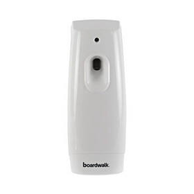 Boardwalk BWK908 Classic Metered Air Freshener Dispenser, 4" x 3" x 9.5", White