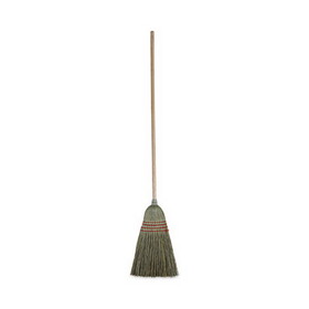 UNISAN BWK920YEA Maid Broom, Mixed Fiber Bristles, 42" Wood Handle, Natural