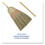 UNISAN BWK926YEA Parlor Broom, Yucca/Corn Fiber Bristles, 55.5" Overall Length, Natural, Price/EA