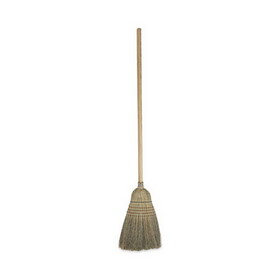 UNISAN BWK932CEA Warehouse Broom, Corn Fiber Bristles, 42" Wood Handle, Natural