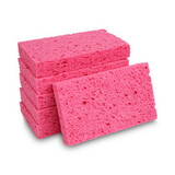 Premiere Pads BWKCS1A Small Pink Cellulose Sponge, 3 3/5 X 6 1/2