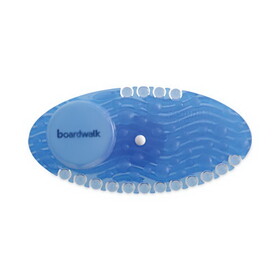 Boardwalk BWKCURVECBLCT Curve Air Freshener, Cotton Blossom, Blue, 10/Box, 6 Boxes/Carton