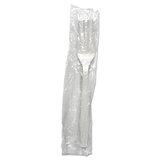 Boardwalk FORKHWPPWIW Heavyweight Wrapped Polypropylene Cutlery, Fork, White, 1000/Carton