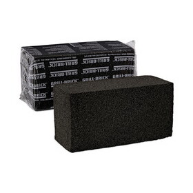 Boardwalk BWKGB12PC Grill Brick, 8 x 4, Black, 12/Carton
