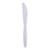 Boardwalk BWKKNIHWPPWIW Heavyweight Wrapped Polypropylene Cutlery, Knife, White, 1,000/Carton, Price/CT