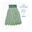 Boardwalk BWKMWTMGCT Microfiber Looped-End Wet Mop Heads, Medium, Green, 12/Carton, Price/CT