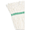 Boardwalk BWKMWTMGCT Microfiber Looped-End Wet Mop Heads, Medium, Green, 12/Carton, Price/CT