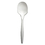 Boardwalk BWKSOUPMWPPWH Mediumweight Polypropylene Cutlery, Soup Spoon, White, 1000/Carton, Price/CT