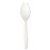 Boardwalk BWKSPOONHW Heavyweight Polystyrene Cutlery, Teaspoon, White, 1000/carton, Price/CT