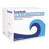 Boardwalk BWKSTRU525R10 Single-Tube Stir-Straws, 5 1/4