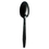 Boardwalk BWKTEAHWPPBLA Heavyweight Polypropylene Cutlery, Teaspoon, Black, 1000/Carton, Price/CT