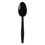 Boardwalk TSHWPPBIW Heavyweight Wrapped Polypropylene Cutlery, Teaspoon, Black, 1000/Carton, Price/CT