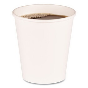 Boardwalk BWKWHT10HCUP Paper Hot Cups, 10 oz, White, 50 Cups/Sleeve, 20 Sleeves/Carton