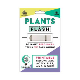 Carson-Dellosa Education CDP109565 In a Flash USB, Plants, Ages 5-8, 191 Pages