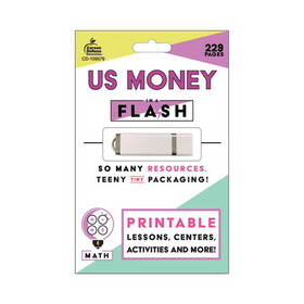 Carson-Dellosa Education CDP109579 In a Flash USB, US Money, Ages 6-8, 229 Pages