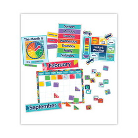 Carson-Dellosa Education CDP110486 Calendar Bulletin Board Set, One World, 134 Pieces