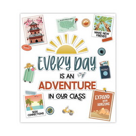 Carson-Dellosa Education CDP110554 Motivational Bulletin Board Set, Everyday Is an Adventure, 42 Pieces