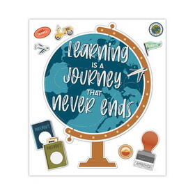 Carson-Dellosa Education CDP110555 Motivational Bulletin Board Set, Learning Is a Journey, 45 Pieces