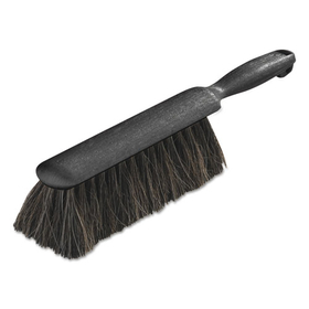Carlisle CFS3622503 Counter/Radiator Brush, Black Horsehair Blend Bristles, 8" Brush, 5" Black Handle