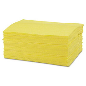 Chix CHI0213 Masslinn Dust Cloths, 1-Ply, 16 x 24, Unscented, Yellow, 50/Pack, 8 Packs/Carton
