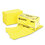 LAGASSE, INC. CHI0911 Masslinn Dust Cloths, 24 x 24, Yellow, 50/Bag, 2 Bags/Carton, Price/CT