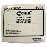 Chix CHI8007 Soft Cloths, 13 X 15, White, 1200/carton