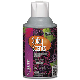 Chase Products CHP5169 SPRAYScents Metered Air Freshener Refill, Mulberry, 7 oz Aerosol Spray, 12/Carton
