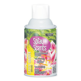 Chase Products CHP5187 Sprayscents Metered Air Fresheners, Exotic Garden Scent, 7 oz Aerosol Spray, 12/Carton