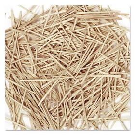 THE CHENILLE KRAFT COMPANY CKC369001 Flat Wood Toothpicks, Wood, Natural, 2500/pack