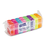 THE CHENILLE KRAFT COMPANY CKC4091 Modeling Clay Assortment, 27.5 g of Each Color, Assorted Neon, 220 g
