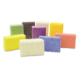Creativity Street CKC9651 Squishy Foam Classpack, Assorted Colors, 36 Blocks