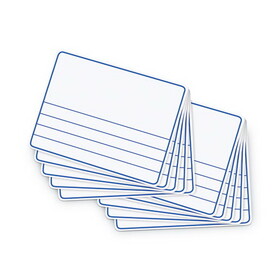 THE CHENILLE KRAFT COMPANY CKC988210 Student Dry-Erase Boards, 12 X 9, Blue/white, 10/set