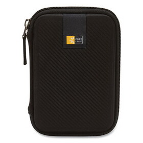 Case Logic 3201314 Portable Hard Drive Case, Molded EVA, Black