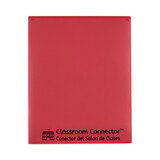 C-Line CLI32004 Classroom Connector Folders, 11 x 8.5, Red, 25/Box
