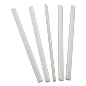 C-Line 34447 Slide 'N Grip Binding Bars, White, 11 x 1/4, 100/Box