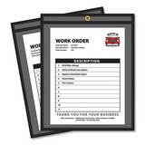 C-Line 45912 Shop Ticket Holders, Stitched, One Side Clear, 75 Sheets, 9 x 12, 25/Box