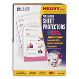 C-LINE PRODUCTS, INC CLI62028 Heavyweight Polypropylene Sheet Protector, Non-Glare, 2