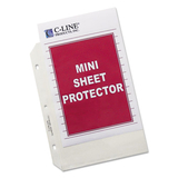 C-LINE PRODUCTS, INC CLI62058 Heavyweight Polypropylene Sheet Protector, Clear, 2