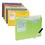 C-Line CLI63160 Write-On Poly File Jackets, Straight Tab, Letter Size, Assorted Colors, 10/Pack, Price/PK
