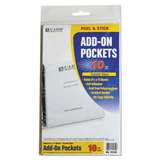 C-LINE PRODUCTS, INC CLI70185 Peel & Stick Add-On Filing Pockets, 25